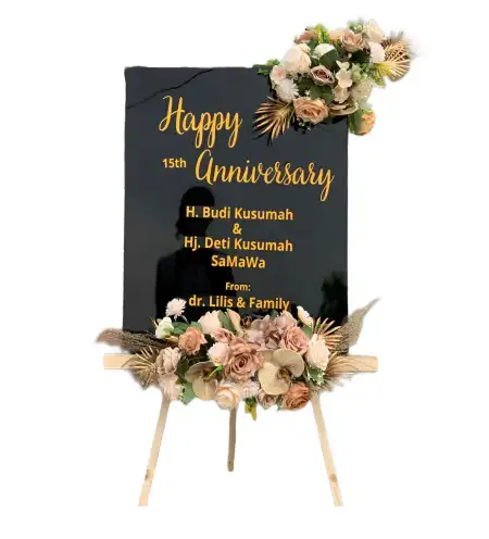 Papan Bunga Akrilik Sapuran